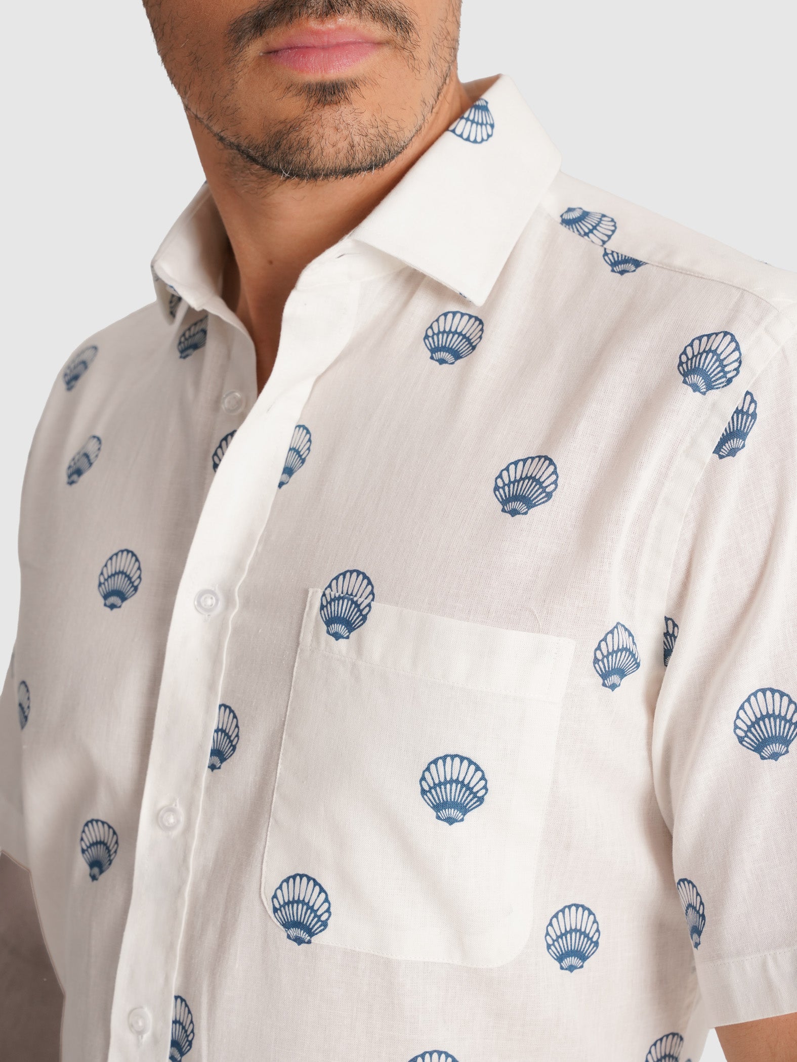 CAMISA CRU MANGA CURTA REGULAR FIT MR. BLUE