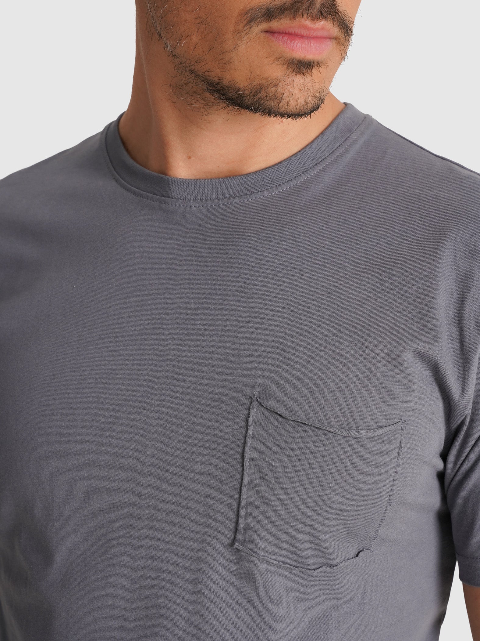 T-SHIRT AZUL MANGA CURTA REGULAR FIT MR. BLUE