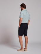 Bermuda Algodão Azuis Regular Fit Mr. Blue