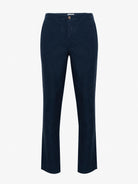 PANTALÓN LINO AZUL REGULAR FIT MARK BELLUCCI