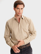 CAMISA MR BEIGE SASTRERÍA. AZUL