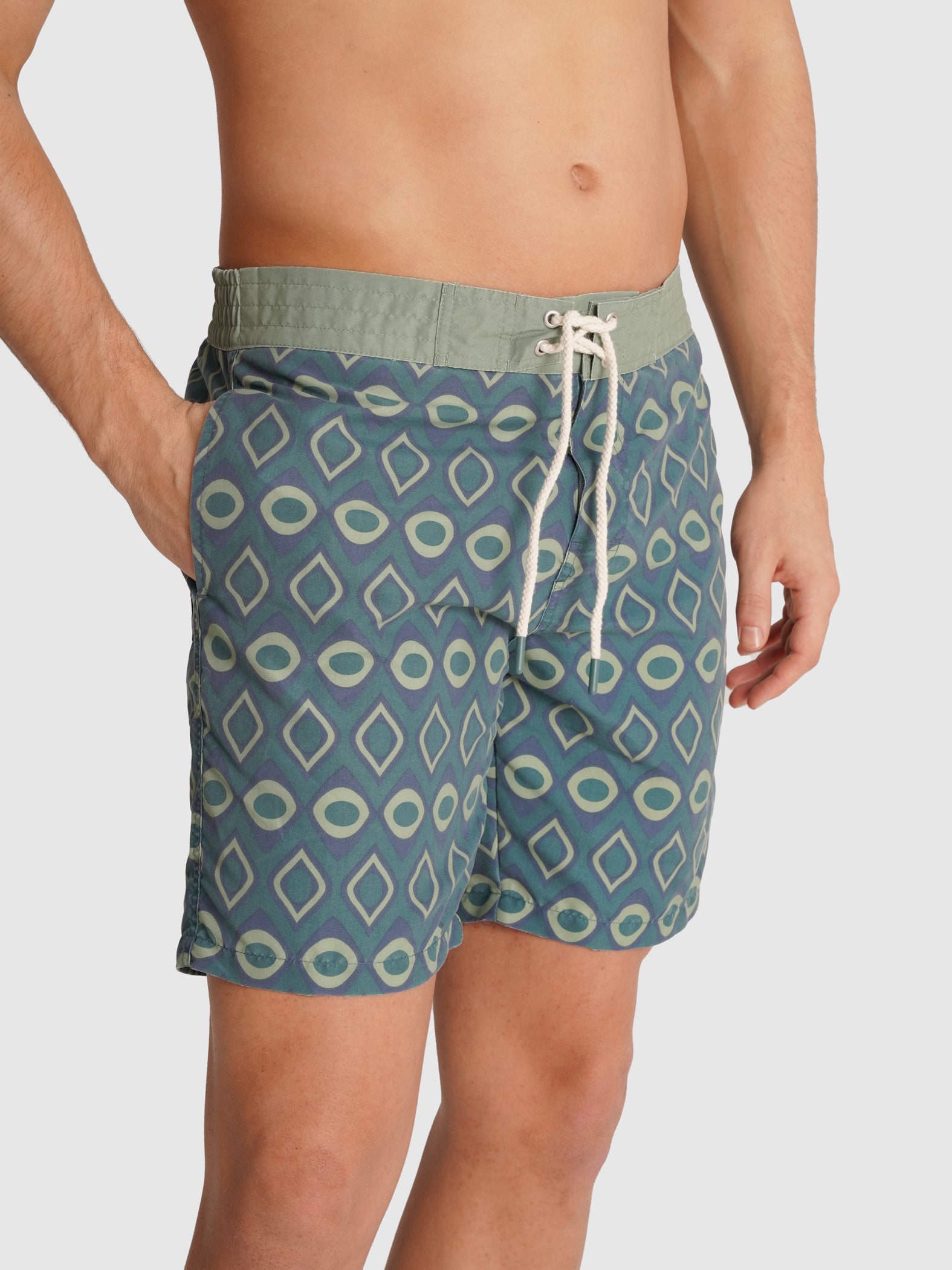 GRAY SWIMMING SUIT REGULAR FIT MR. BLUE