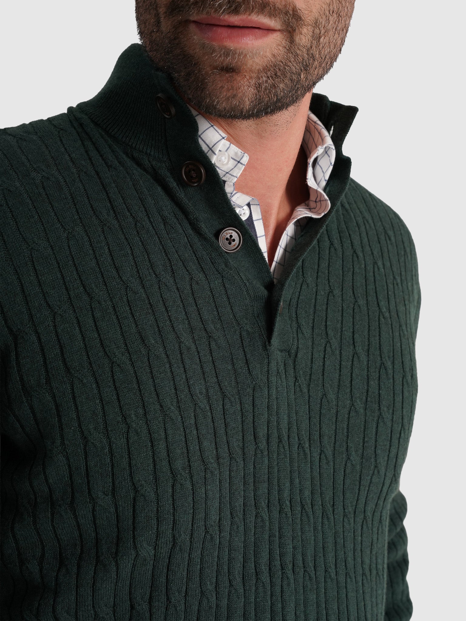 Pullover Caxemira Manga Comprida Regular Fit Mr. Blue