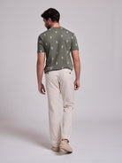 BEIGE LINEN REGULAR FIT MR. BLUE