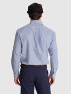 CAMISA TWILL AZUL MANGA COMPRIDA REGULAR FIT MR. BLUE