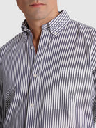 Camisa Algodão Azul Manga Comprida Regular Fit Mr. Blue