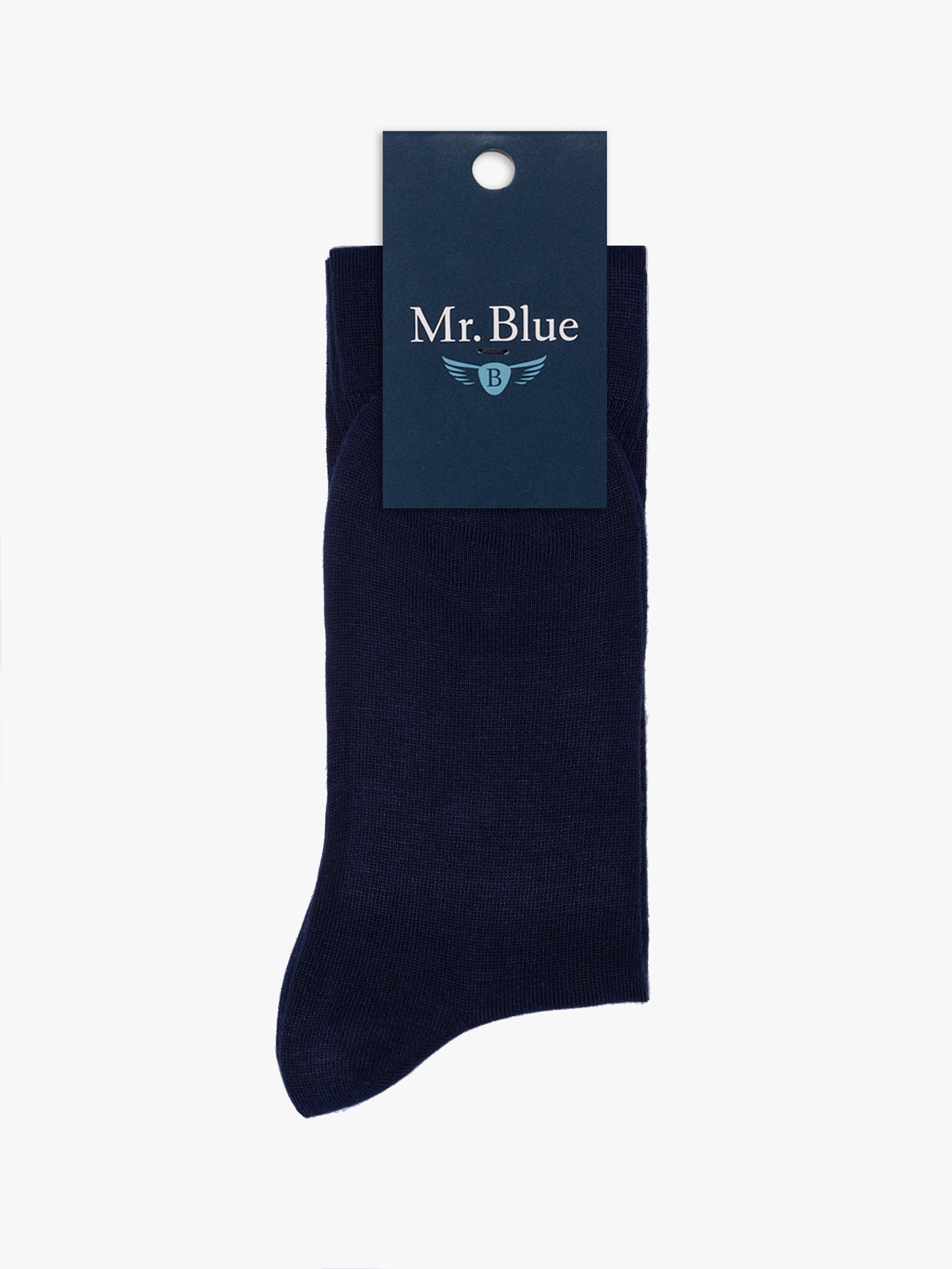MEIAS BAMBOO AZUIS REGULAR FIT MR. BLUE