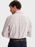 CAMISA MR BLANCA REGULAR FIT. AZUL