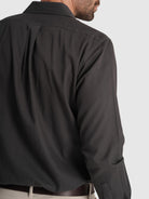 GRAY COTTON SHIRT LONG SLEEVE REGULAR FIT MARK BELLUCCI