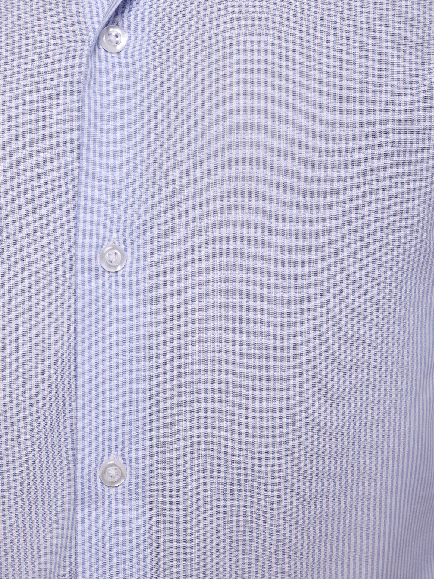 Camisa Algodão Azul Manga Comprida Slim Fit Mr. Blue