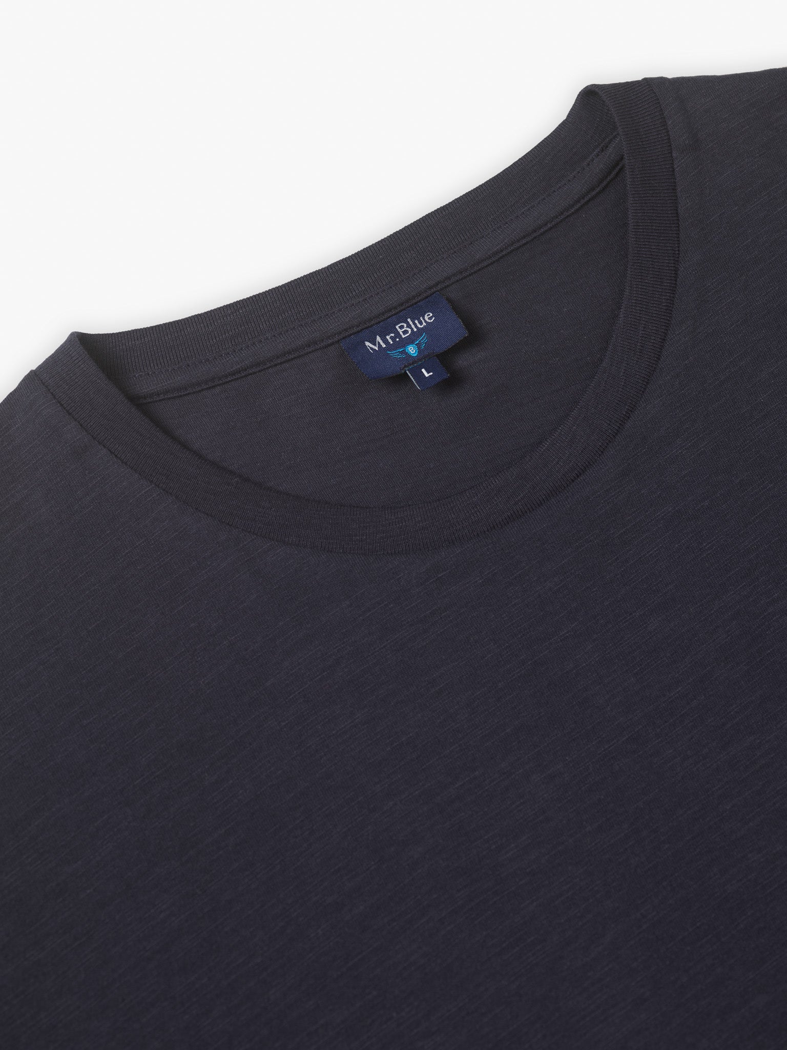 CAMISETA AZUL MANGA CORTA REGULAR FIT MR. AZUL