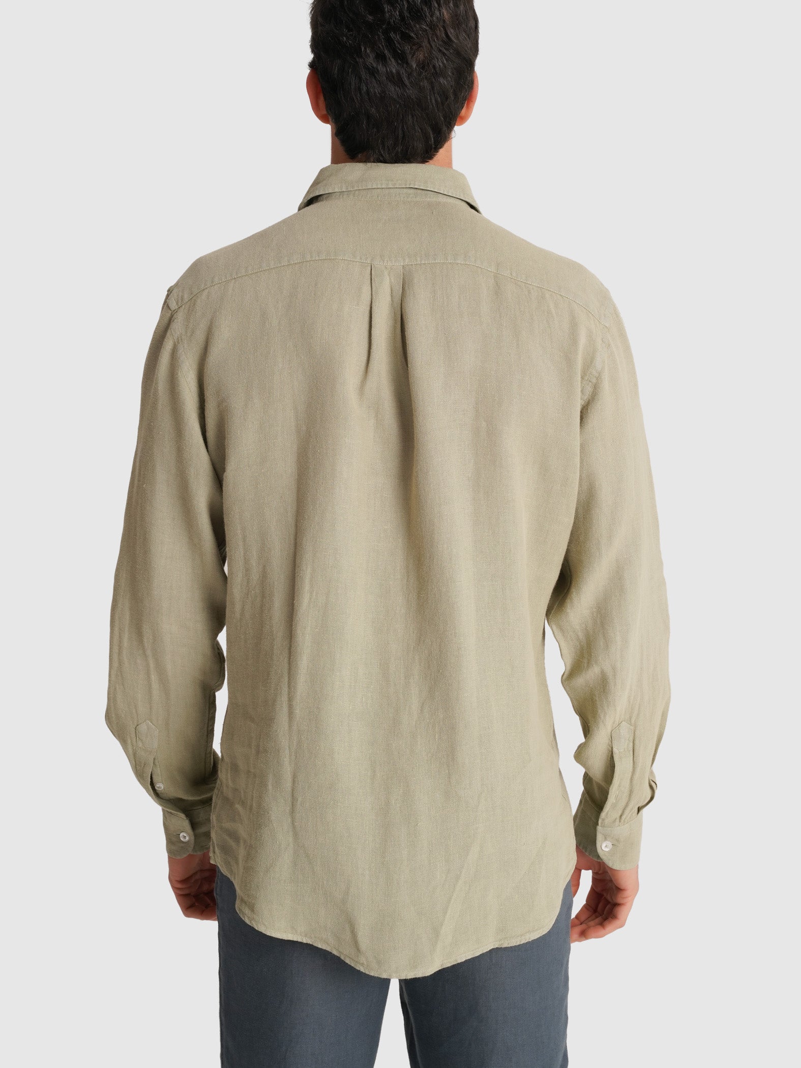 CAMISA VERDE MANGA COMPRIDA TAILORED FIT MARK BELLUCCI