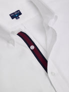 CAMISA ALGODÃO BRANCA MANGA COMPRIDA REGULAR FIT MR. BLUE