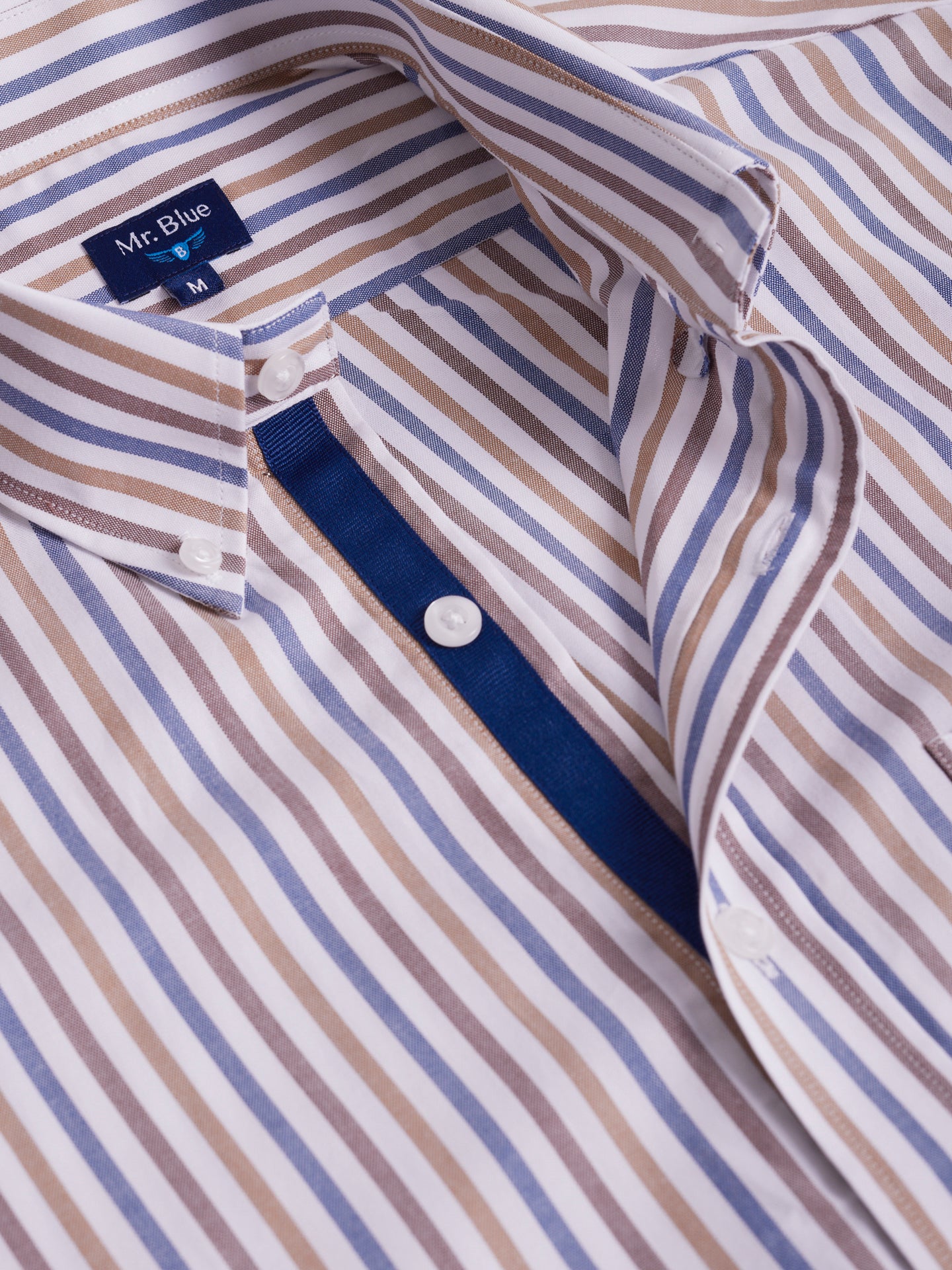 CAMISA BRANCA REGULAR FIT MR. BLUE