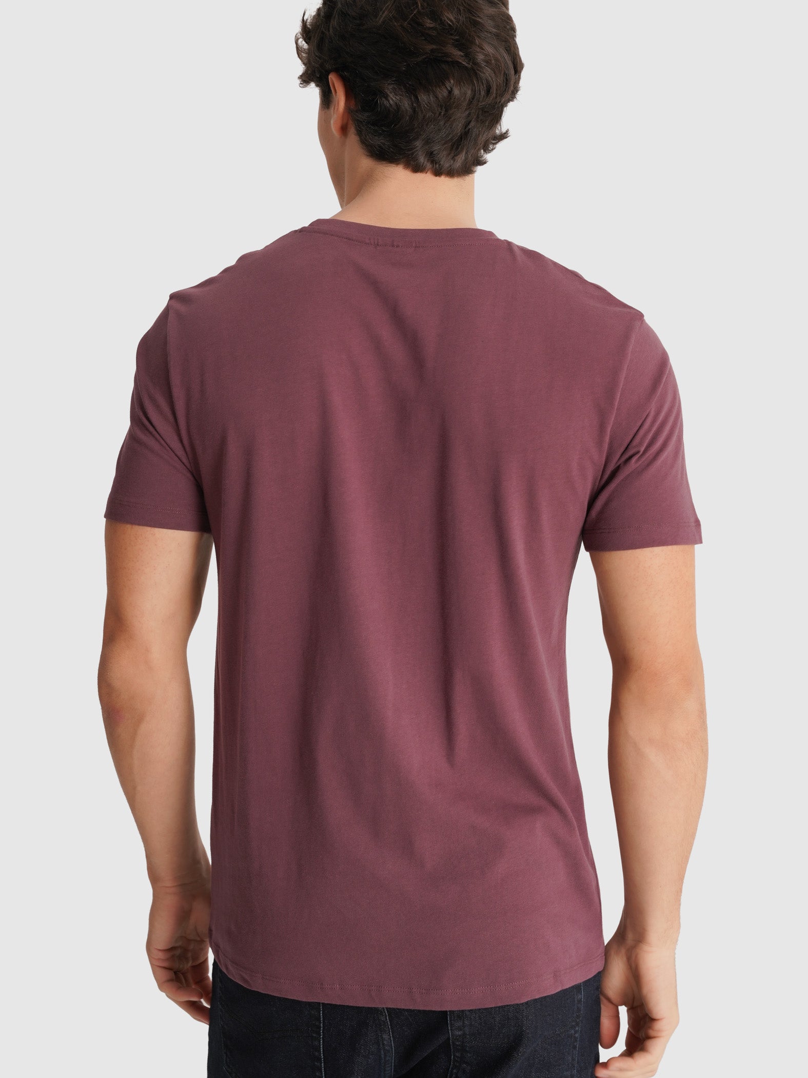 T-SHIRT ROXA MANGA CURTA REGULAR FIT MR. BLUE