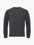 JERSEY DE LANA MERINO GRIS MANGA LARGA REGULAR FIT MARK BELLUCCI