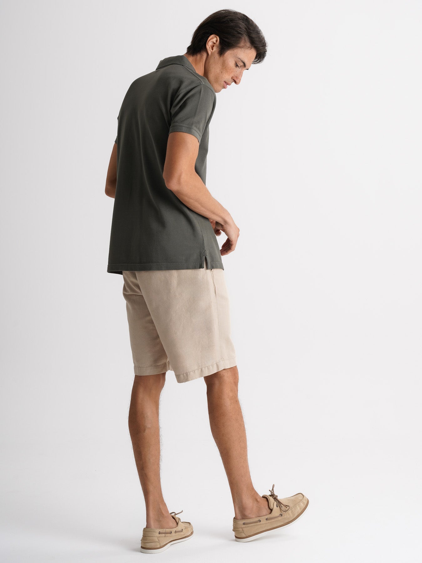 Polo Regular Fit Piquet Verde Mr. Blue