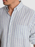 CAMISA VERDE MANGA COMPRIDA REGULAR FIT MR. BLUE