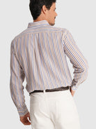 CAMISA OXFORD CASTANHA MANGA COMPRIDA REGULAR FIT MR. BLUE