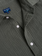CAMISA VERDE MANGA CURTA REGULAR FIT MR. BLUE
