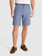 BERMUDA CHAMBRAY AZUIS REGULAR FIT MR. BLUE