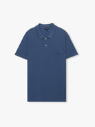 POLO PIQUET AZUL MANGA CURTA REGULAR FIT MR. BLUE