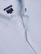 CAMISA ALGODÓN AZUL MANGA LARGA REGULAR FIT MR. AZUL
