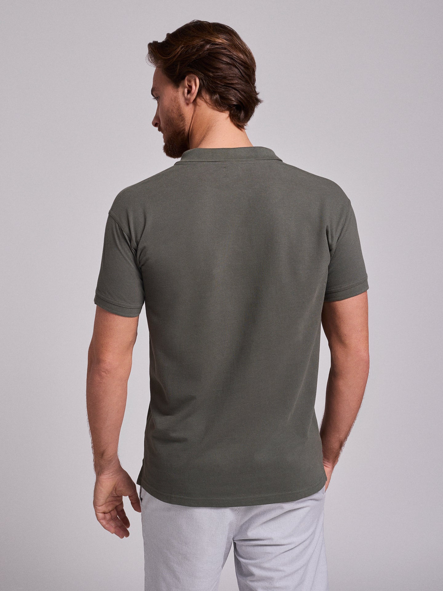 POLO VERDE MANGA CURTA REGULAR FIT MR. BLUE