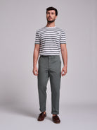 PANTALÓN ALGODÓN VERDE REGULAR FIT MR. AZUL