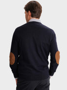 JERSEY DELGADO AZUL CON CODERAS MR REGULAR FIT. AZUL