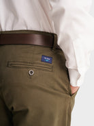 GREEN REGULAR FIT MR. BLUE