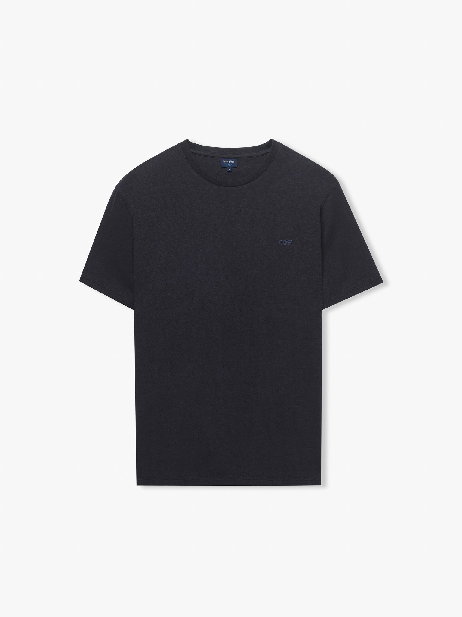 CAMISETA AZUL MANGA CORTA REGULAR FIT MR. AZUL