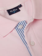 POLO PIQUET ROSA MANGA CURTA REGULAR FIT MR. BLUE