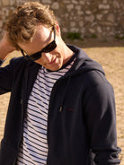 Hoodie Azul Com logo Mr. Blue