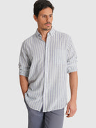 CAMISA VERDE MANGA COMPRIDA REGULAR FIT MR. BLUE