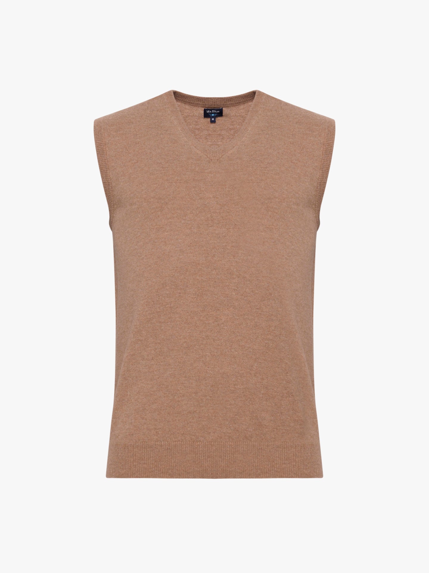 Pullover Lã Bege Manga Curta Regular Fit Mr. Blue