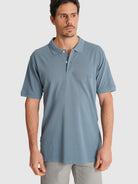 POLO PIQUET AZUL MANGA CURTA TAILORED FIT MR. BLUE