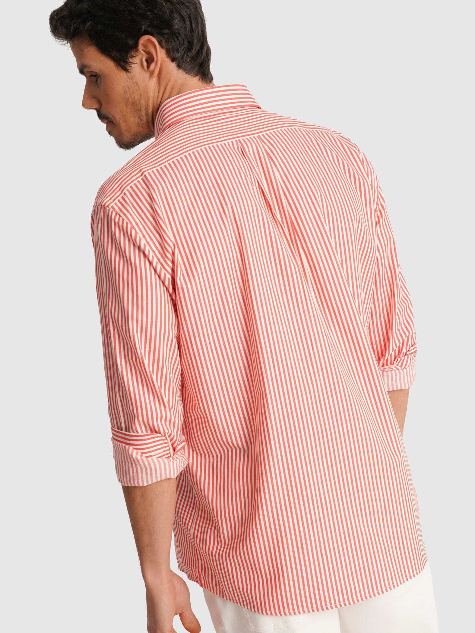 CAMISA VERMELHA MANGA COMPRIDA REGULAR FIT MR. BLUE