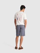 T-SHIRT CRU MANGA CURTA REGULAR FIT MR. BLUE
