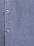 CAMISA LINO AZUL MANGA LARGA SASTRERÍA MARK BELLUCCI