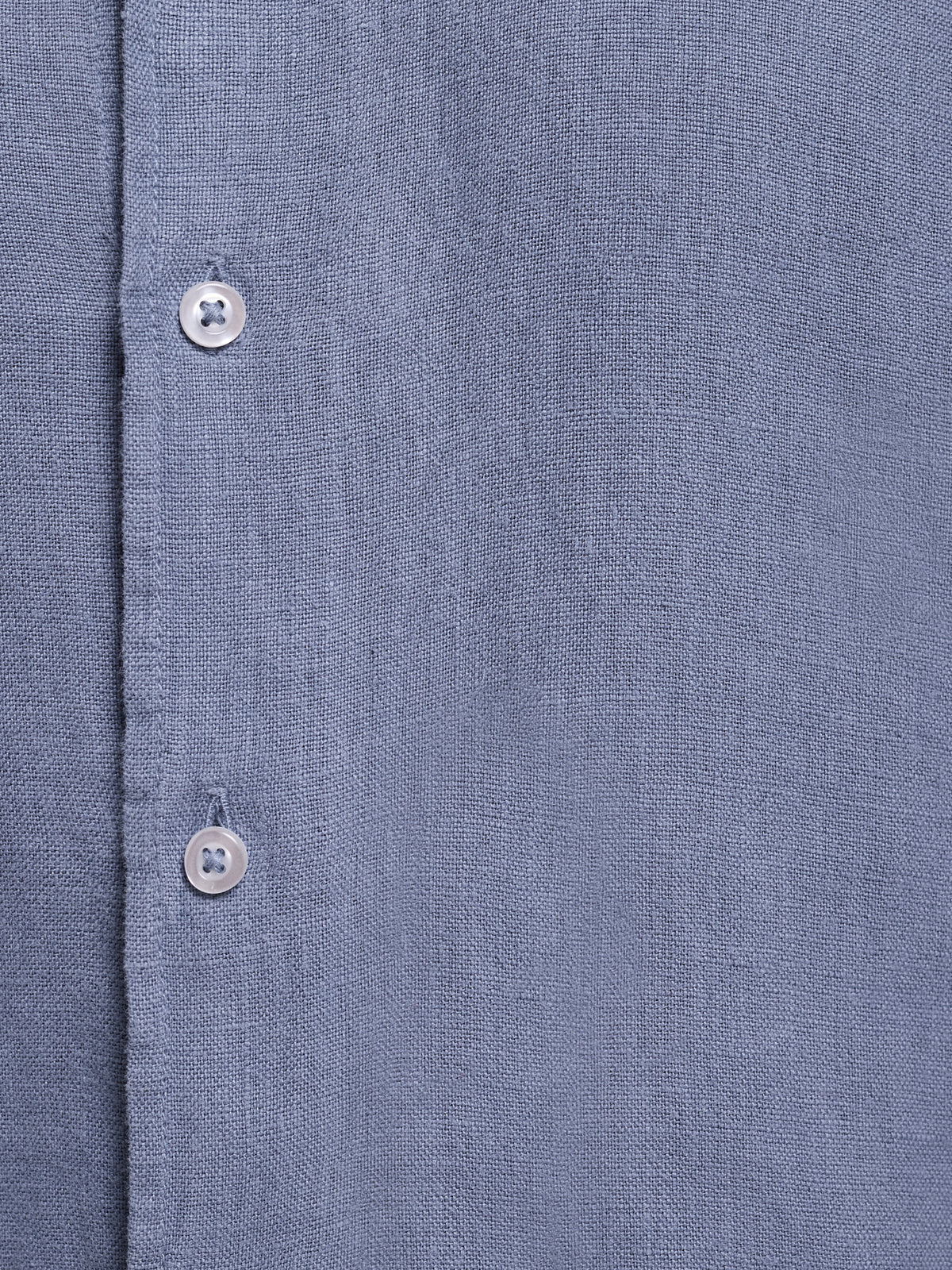 CAMISA LINO AZUL MANGA LARGA SASTRERÍA MARK BELLUCCI