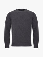 Pullover Lã Merino Cinzento Manga Comprida Regular Fit Mr. Blue