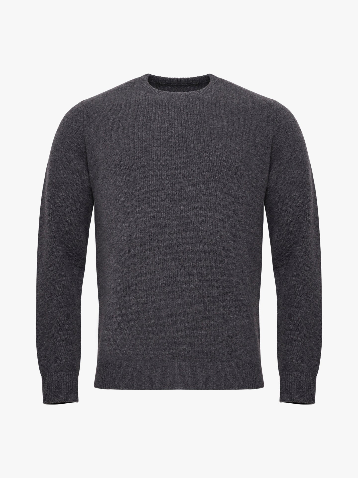 Pullover Lã Merino Cinzento Manga Comprida Regular Fit Mr. Blue