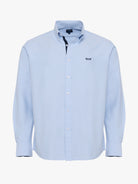 Camisa Algodão Azul Manga Comprida Regular Fit Mr. Blue