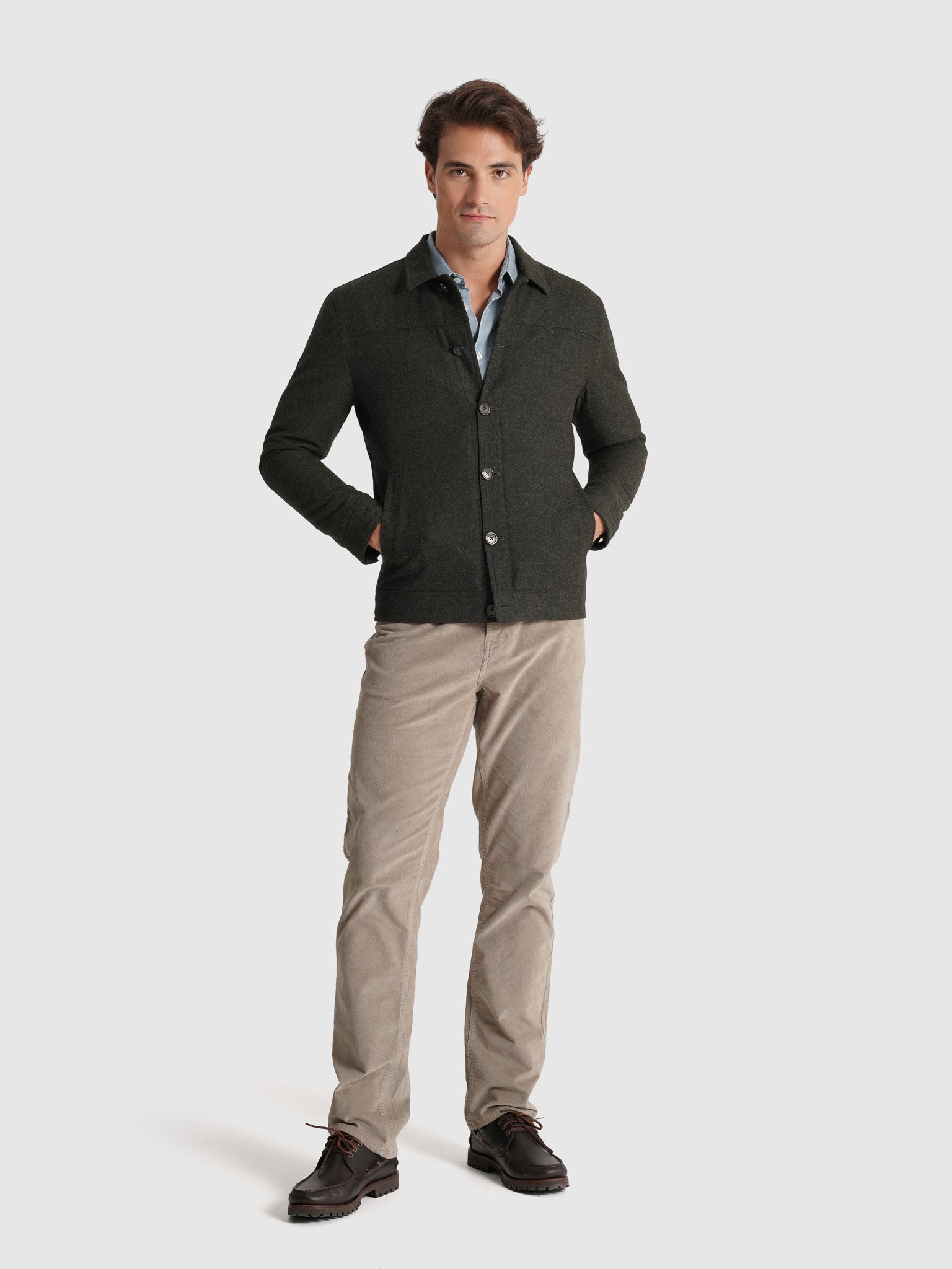 Blusão Verde Regular Fit Mr. Blue