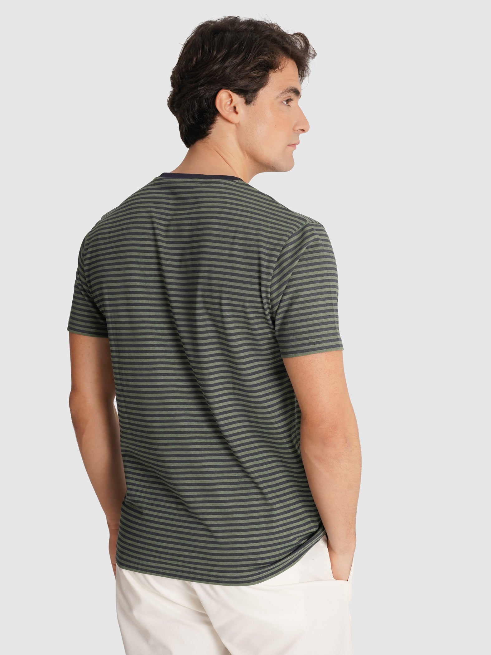 T-SHIRT AZUL MANGA CURTA REGULAR FIT MR. BLUE