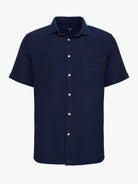 CAMISA AZUL MANGA CURTA REGULAR FIT MR. BLUE