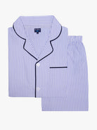 PIJAMA ALGODÃO AZUL MANGA CURTA REGULAR FIT MR. BLUE