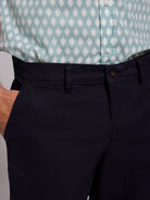 Bermuda Algodão Azuis Regular Fit Mr. Blue