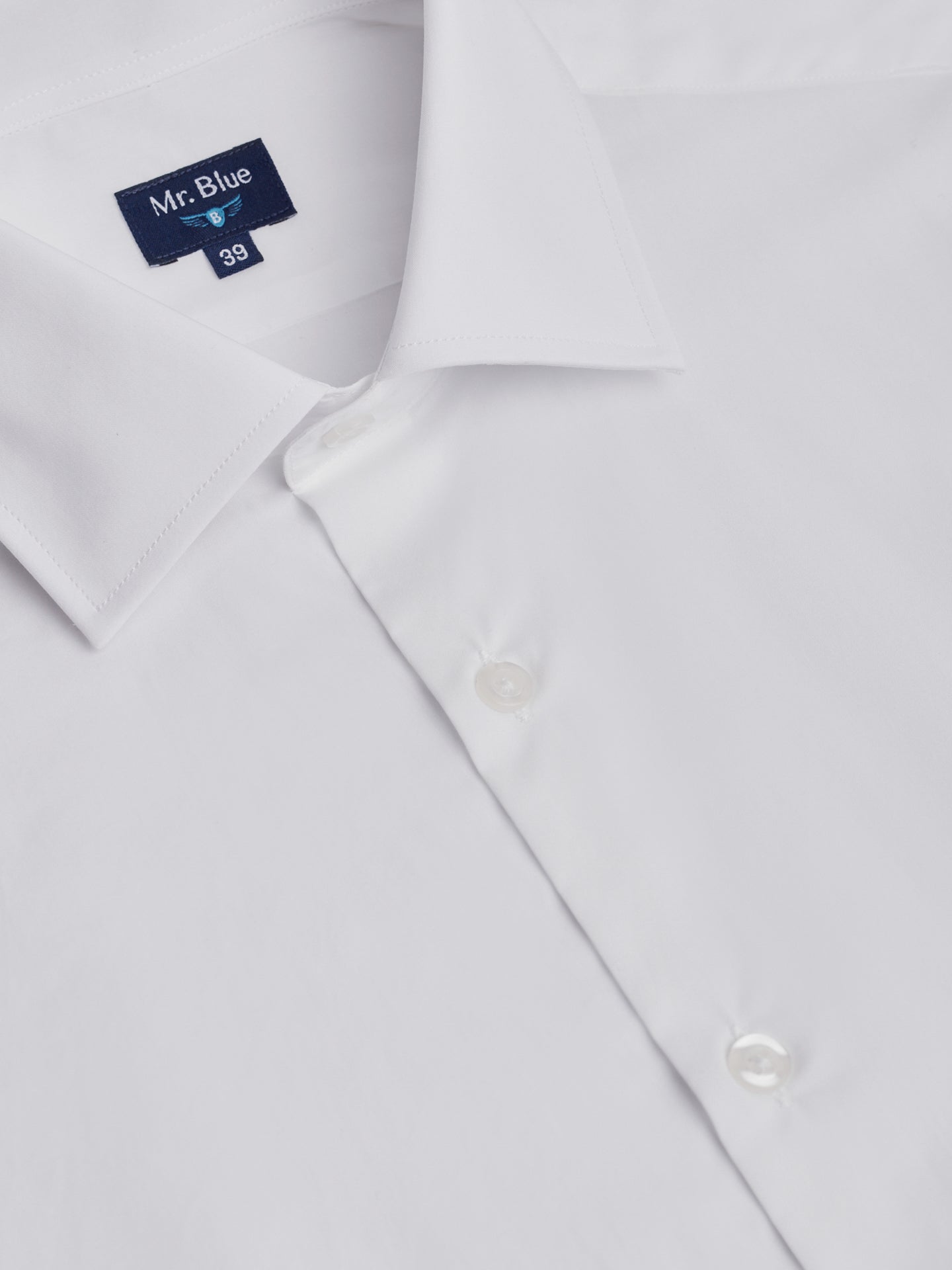 CAMISA MR BLANCA REGULAR FIT. AZUL